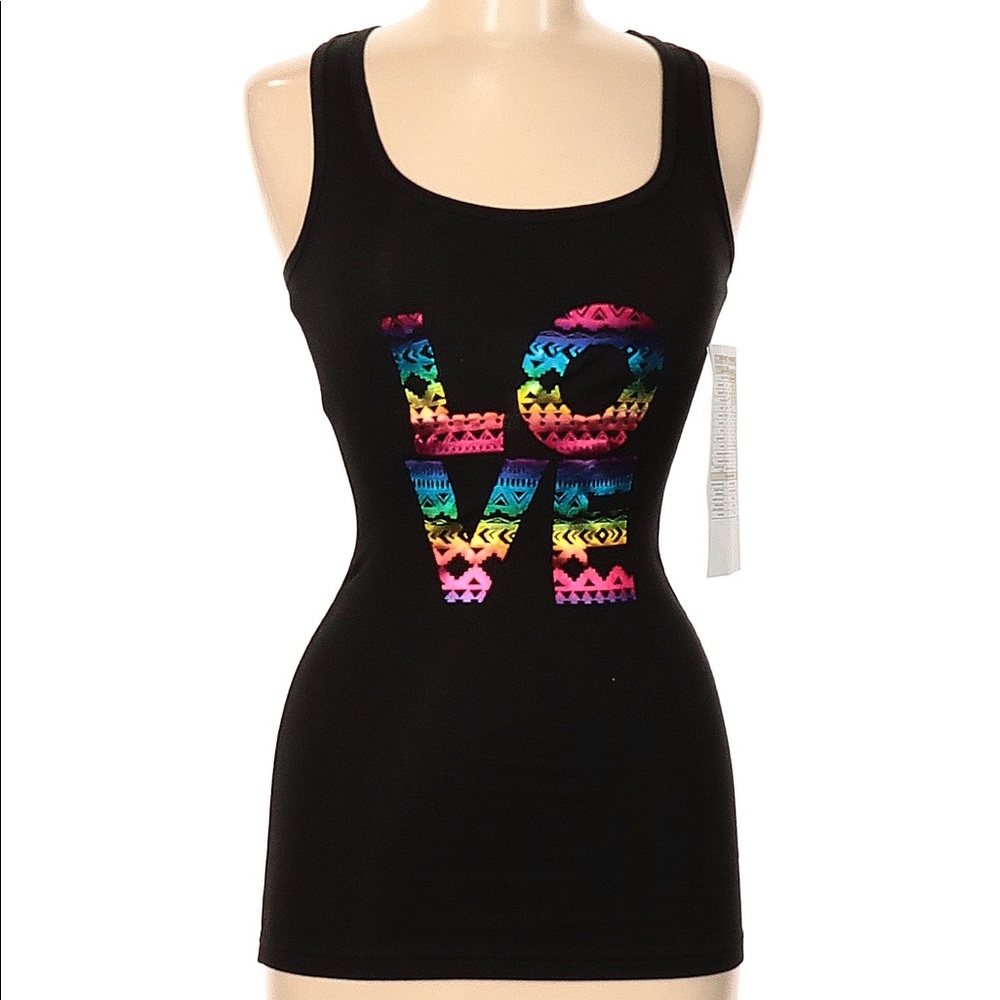 MUST GO!!! CLEANING OUT CLOSET!! NWT love tank top - Medium